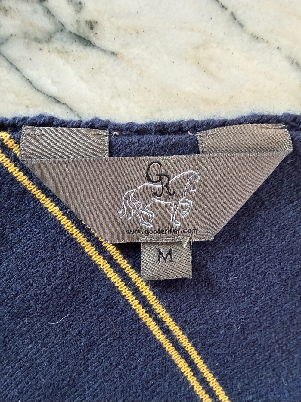 Goode Rider Navy RIDE Sweater - Medium - Picture 10 of 11